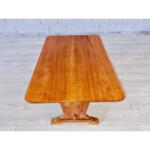 Elegant French Solid Wood Trestle Coffee Table