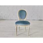 Vintage French Louis XVI Medallion Dining Chairs - Set of 5