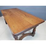 Magnificent Antique Oak Jacobean Style Trestle Writing Desk Small Dining Table