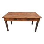 Magnificent Rare Antique French Farmhouse Dining Table or Desk 19c