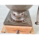Antique French Peugeot Wood and Metal Coffee Grinder