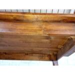 Vintage Dutch Farmhouse Solid Wood Trestle Dining Table