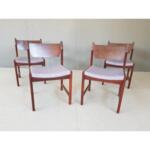 Mid-Century Modern Scandinavian Design Dining Chairs - Set of 4