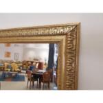 Vintage French Baroque Gilded Beveled Wall Mirror