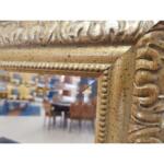 Vintage French Baroque Gilded Beveled Wall Mirror
