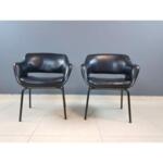 Leather Kilta Chair by Olli Mannermaa, 1970s, Set of 2 - a Pair