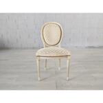 Vintage French Louis XVI Medallion Dining Chairs - Set of 6