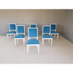 Louis XVI Dining Chairs Newly Upholstered - Set of 6