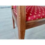 Rare Danish Vintage Mid Century Modern Style Armchairs Original Silk Upholstery - Set of 10