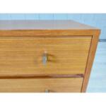 Vintage Storage Danish Mid-Century Modern Style Four Drawer Chest of Drawers