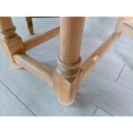 Vintage French Oak Gate Leg Drop-Leaf Table