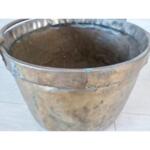 Antique English Brass Cauldron Pot