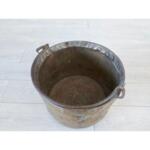 Antique English Brass Cauldron Pot