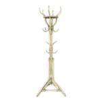 Vintage Shabby Chic Wooden Tree Coat Rack Stand