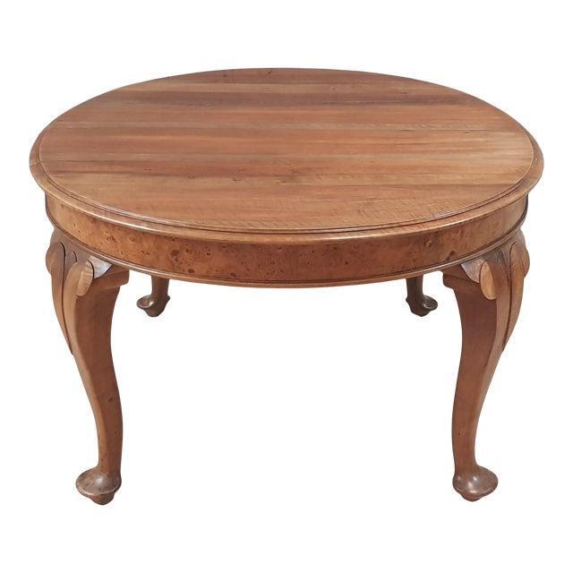 queen anne oval dining table