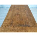 Antique French Solid X-Stretcher Dining Table