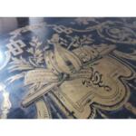 Antique Boulle Inlay Table Desk Napoleon III Imperial Neoclassical Style