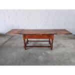 Rare Antique Swiss Farmhouse Harvest Dining Table Late 18th Early 19th Century