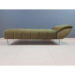 Green Velvet Tufted Chaise Lounge Sofa
