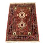 Vintage Persian Mashad Khorassan Wool Rug-3â²7â³ Ã 4â²9â³