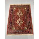 Vintage Persian Mashad Khorassan Wool Rug-3â²7â³ Ã 4â²9â³