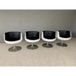 Eero Aarnio Cognac Swivel Chair Late 1960s - Set of 4