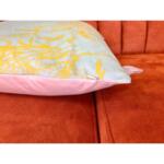 Decorative Velvet Pattern Pillows 15" X 15" - a Pair