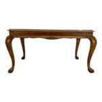 Louis XV Style Oak Parquetry Hand-Carved Dining Table