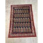 Antique Persian Malayer Handwoven Fine Wool Rug Boteh Pattern
