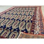 Antique Persian Malayer Handwoven Fine Wool Rug Boteh Pattern