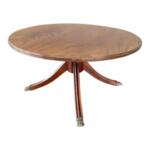 French Vintage Mahogany Side Coffee Table