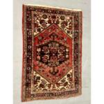 Vintage Persian Hamadan Wool Rug-3â²3â³ Ã 4â²11â³