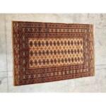 Vintage Persian Kashmir Bokhara Fine Wool Deco Rug