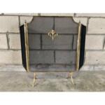 Vintage Traditional Brass Fireplace Screen