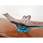 Vintage Large Murano Sommerso Fruit Bowl