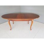 Elegant Oval French Oak Extendable Dining Table