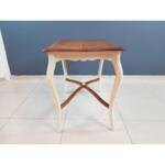 Vintage Shabby Chic Louis XV Style Side Table on Cabriole Legs