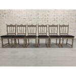 Country Style Dining Chairs - Set of 6