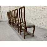 Vintage Original Upholstery Dining Chairs - Set of 6