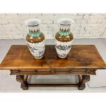 Pair of Vintage Chinese Decorative Vases - a Pair