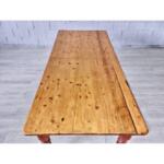 Antique French Pine Farmhouse Harvest Dining Table Southern France