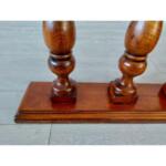 Vintage Italian Balustrade Solid Wood Side or Console Table Early 20th Century