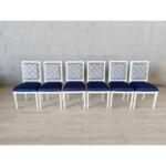 Set of 6 Vintissimo Designed French Dining Chairs Limited Series 1 of 3 Produced
