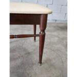 Vintage Danish Mid-Century Modern Square Back Dining Chairs - Set of 5