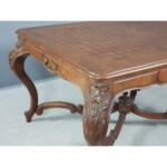 Louis XV Parquetry Hand-Carved Dining Table