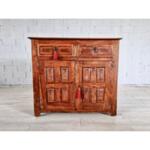 Rare Antique French Solid Wood Credenza Sideboard Early 19th Century