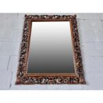Large Vintage Italian Hand Carved Wood Magnificent Wall Mirror