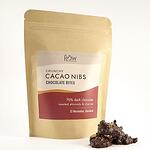Хапки с Шоколад 70%, Какаови Парченца, Бадем и Череши, 100g, Flow Cacao
