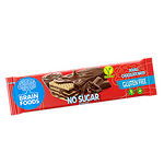 Веган Вафла с Двоен Шоколад, без глутен, 40g, Brain Foods