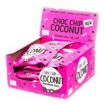 Кутия 12 бр. Био Суров Десерт с Парченца Кокосов Чипс, Brownie Ball, 40g, Roobar